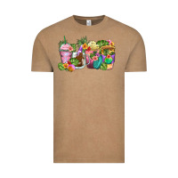 Vintage Coffee tropical coffee cups Vintage Tee - Zillion Design Studio