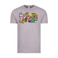 Vintage Zinc tropical coffee cups Vintage Tee - Zillion Design Studio