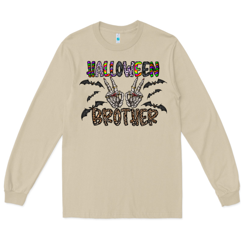 Halloween Brother Long Sleeve Tee by CowhideDigitalArt | Teevron