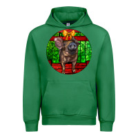 Emerald christmas pig Urban Hoodie - LillyAllenDesigns