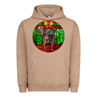 Pigment Burro christmas pig Urban Hoodie - LillyAllenDesigns