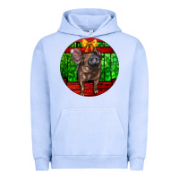 Pigment Grape Ice christmas pig Urban Hoodie - LillyAllenDesigns