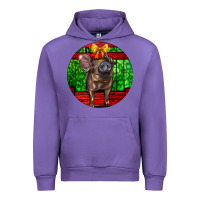 Tulip christmas pig Urban Hoodie - LillyAllenDesigns