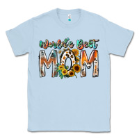 Dusty Blue world is best mom Classic Tee - RacoonDesign