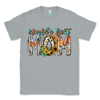 Heather Grey world is best mom Classic Tee - RacoonDesign