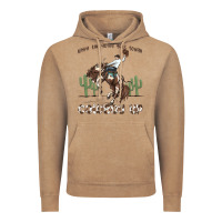 Vintage Coffee when the going gets tough cowboy up Vintage Hoodie - MaliasSmallBusiness