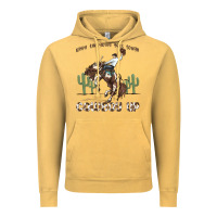 Vintage Mustard when the going gets tough cowboy up Vintage Hoodie - MaliasSmallBusiness