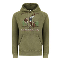 Vintage Olive when the going gets tough cowboy up Vintage Hoodie - MaliasSmallBusiness