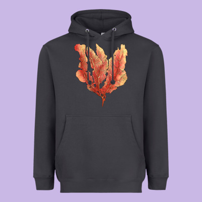 Pink Venus Fan Sea Coral Heavyweight Hoodie Designed By Lillyallendesigns