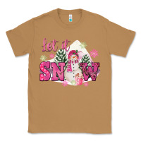 Toasted Coconut Let It Snow Pink Christmas Classic Tee - FaDigitalArtStudio