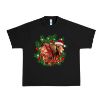 Black merry Christmas brahman bull Urban Heavy Tee - RanaPortraitStore