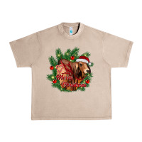 French Oak merry Christmas brahman bull Urban Heavy Tee - RanaPortraitStore