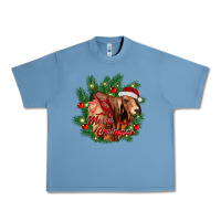 Merry Christmas Brahman Bull Urban Heavy Tee | Teevron