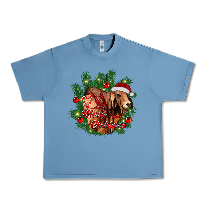 Merry Christmas Brahman Bull Urban Heavy Tee by RanaPortraitStore | Teevron