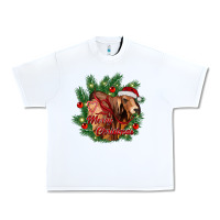 White merry Christmas brahman bull Urban Heavy Tee - RanaPortraitStore