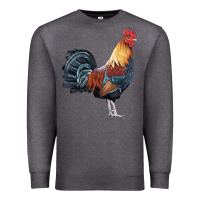Charcoal Heather New Hampshire Red Rooster Premium Sweatshirt - LillyAllenDesigns