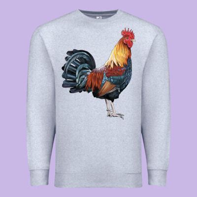 New Hampshire Red Rooster Premium Sweatshirt Designed By Lillyallendesigns
