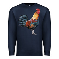Navy New Hampshire Red Rooster Premium Sweatshirt - LillyAllenDesigns