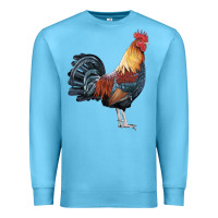 Ocean Blue New Hampshire Red Rooster Premium Sweatshirt - LillyAllenDesigns
