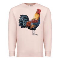 Pale Pink New Hampshire Red Rooster Premium Sweatshirt - LillyAllenDesigns
