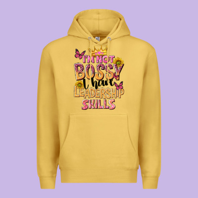 Im Not Bossy I Just Have Leadership Skills Premium Hoodie Designed By Nancycooperartshop