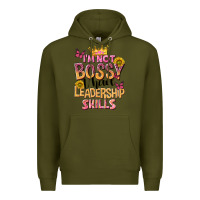 Army Green im not bossy i just have leadership skills Premium Hoodie - NancyCooperArtShop
