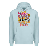 Blue Mist im not bossy i just have leadership skills Premium Hoodie - NancyCooperArtShop