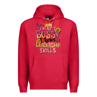 Cardinal im not bossy i just have leadership skills Premium Hoodie - NancyCooperArtShop