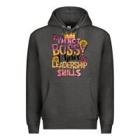 Charcoal Heather im not bossy i just have leadership skills Premium Hoodie - NancyCooperArtShop