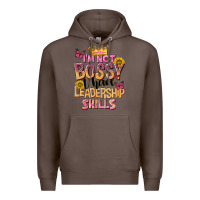 Coffee im not bossy i just have leadership skills Premium Hoodie - NancyCooperArtShop