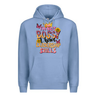 Colony Blue im not bossy i just have leadership skills Premium Hoodie - NancyCooperArtShop