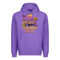 Purple im not bossy i just have leadership skills Premium Hoodie - NancyCooperArtShop