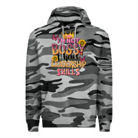 Slate Camo im not bossy i just have leadership skills Premium Hoodie - NancyCooperArtShop