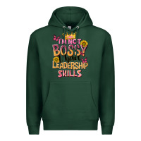 Sports Green im not bossy i just have leadership skills Premium Hoodie - NancyCooperArtShop