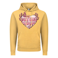 Vintage Mustard future cowgirl Vintage Hoodie - MaliasSmallBusiness
