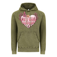 Vintage Olive future cowgirl Vintage Hoodie - MaliasSmallBusiness