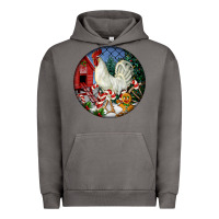 Pigment Tornado leghorn rooster christmas ornament Urban Hoodie - LillyAllenDesigns