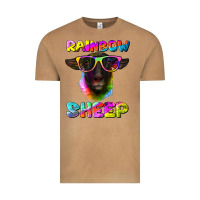 Vintage Camel rainbow sheep suffolk sheep Vintage Tee - RanaPortraitStore