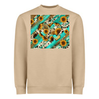 Mushroom leopard sunflower hearts Heavyweight Sweatshirt - RanaPortraitStore