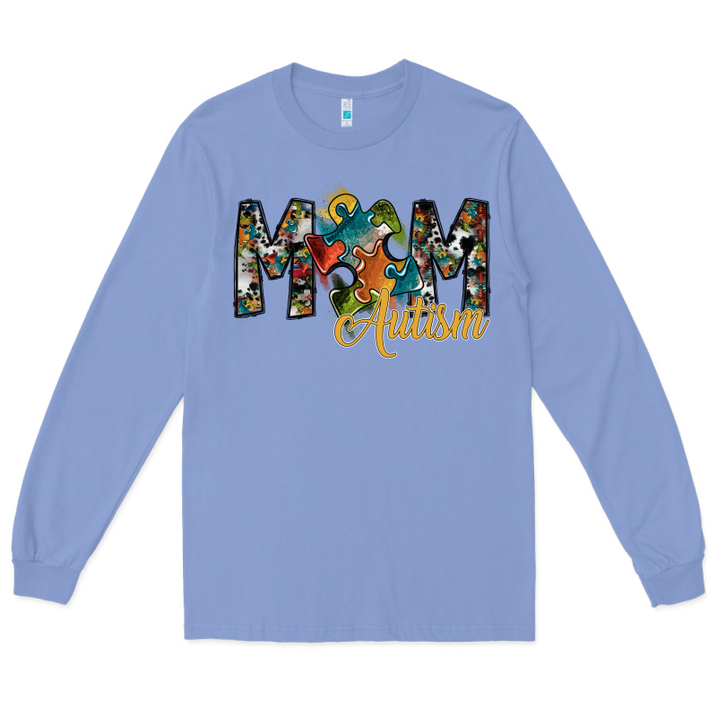 Mom Autism Long Sleeve Tee by SublimationCraftShop | Teevron