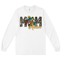 White mom autism Long Sleeve Tee - SublimationCraftShop