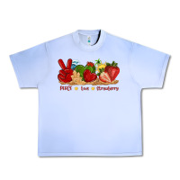 Grape Ice peace love strawberry with summer Urban Heavy Tee - texasbilliewilder