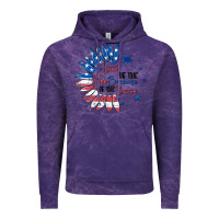 Cloud Purple land of the free because of the brave Vintage Hoodie - MaliasSmallBusiness