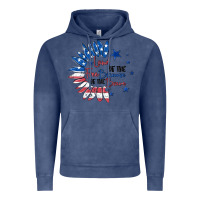 Vintage Denim land of the free because of the brave Vintage Hoodie - MaliasSmallBusiness