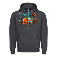 Smoke born to camp Zipper Hoodie - JahusDesignShop