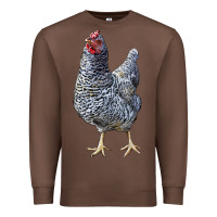 Chestnut Dominique Chicken Premium Sweatshirt - LillyAllenDesigns