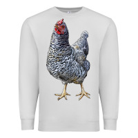 Dove Grey Dominique Chicken Premium Sweatshirt - LillyAllenDesigns