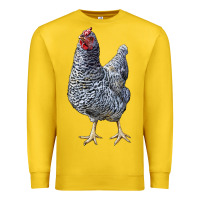 Lemon Dominique Chicken Premium Sweatshirt - LillyAllenDesigns