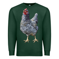 Sports Green Dominique Chicken Premium Sweatshirt - LillyAllenDesigns