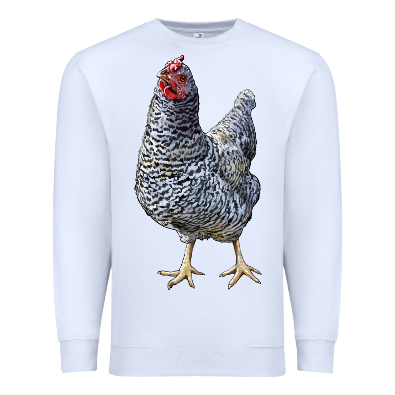 Dominique Chicken Premium Sweatshirt by LillyAllenDesigns | Teevron